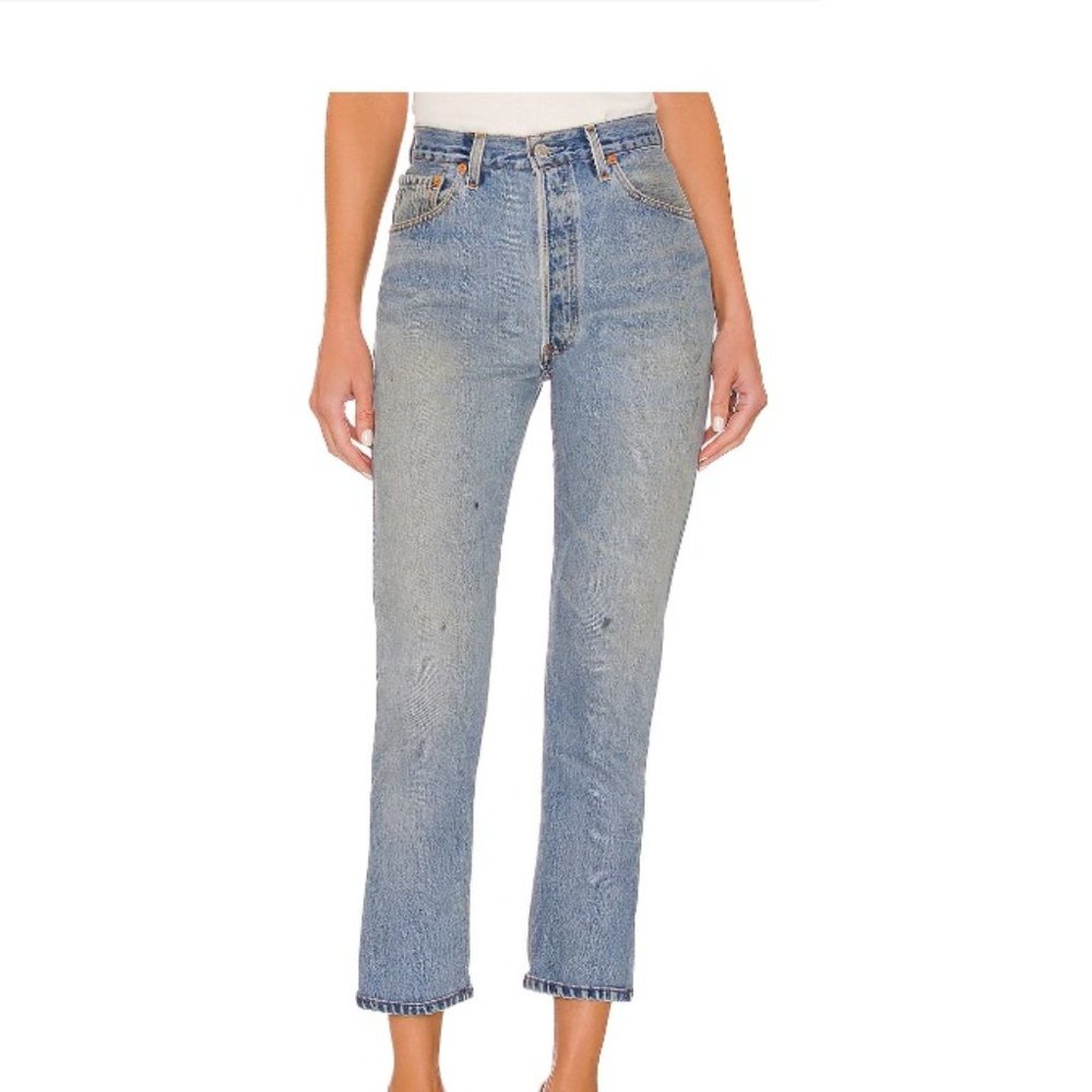 Re/Done Levis High Rise Ankle Crop